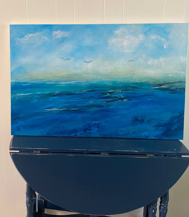 Abstract painting by Jean Kowalski