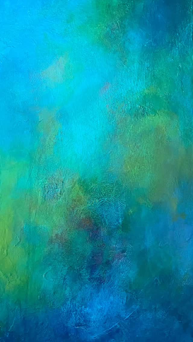 Abstract expressionist painting